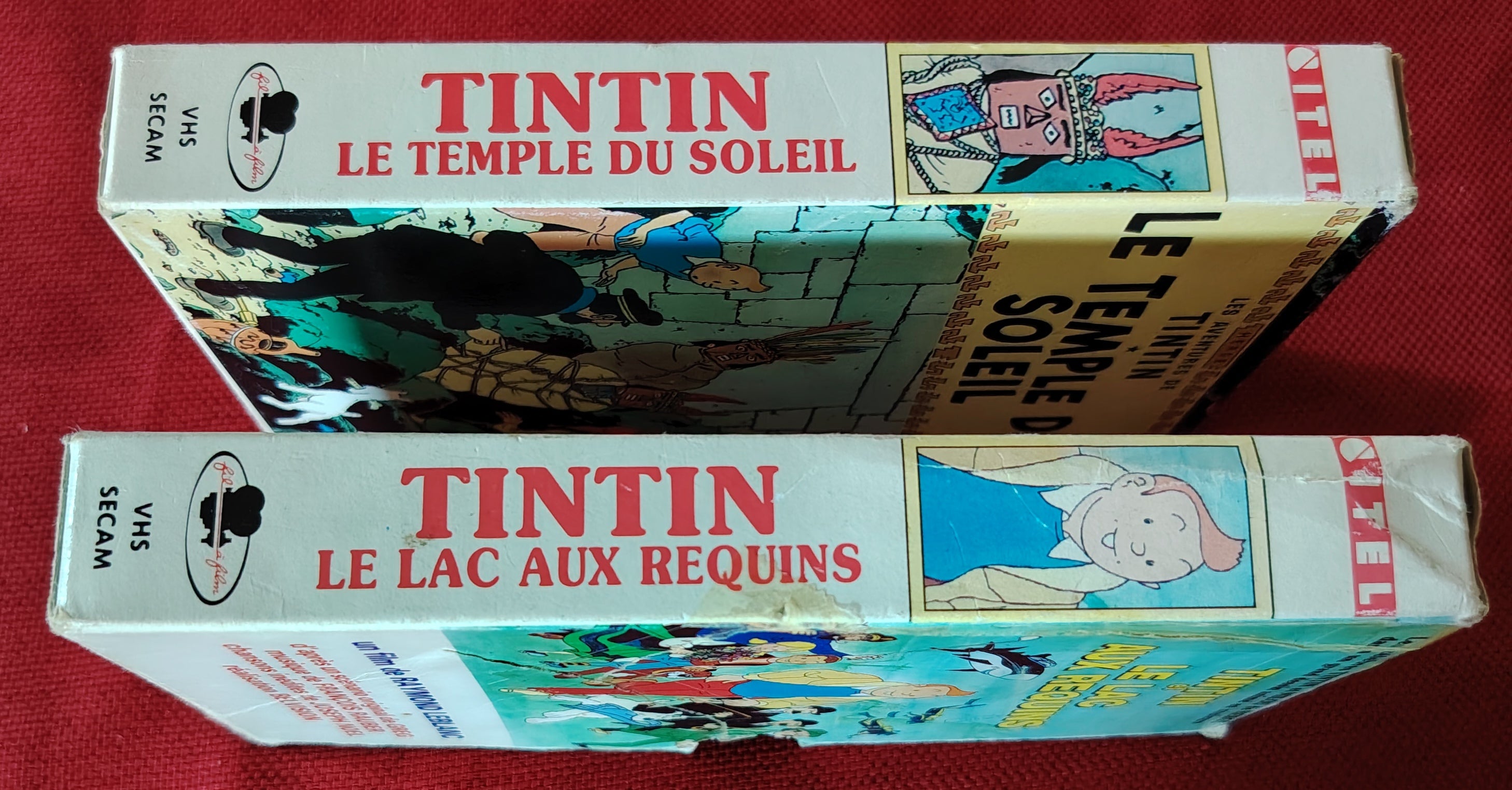 Cassettes VHS " les aventures de Tintin "